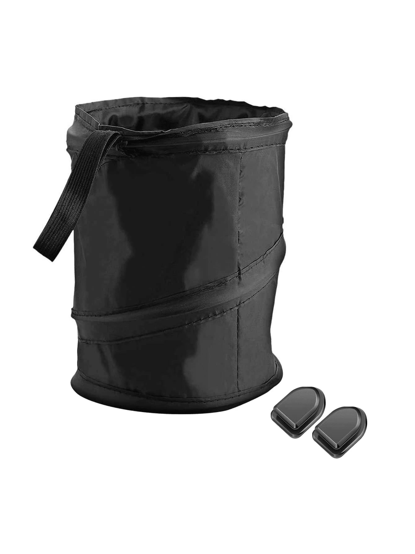 3pcs/5pcs Car Hanging Foldable Trash Can, Waterproof Leak-Proof + Hidden Multi-Function Backseat Hanger, Car Garbage Bag Hanging Organizer, Oxford Cloth Collapsible Trash Bag, Car Accessories, Car Dec
