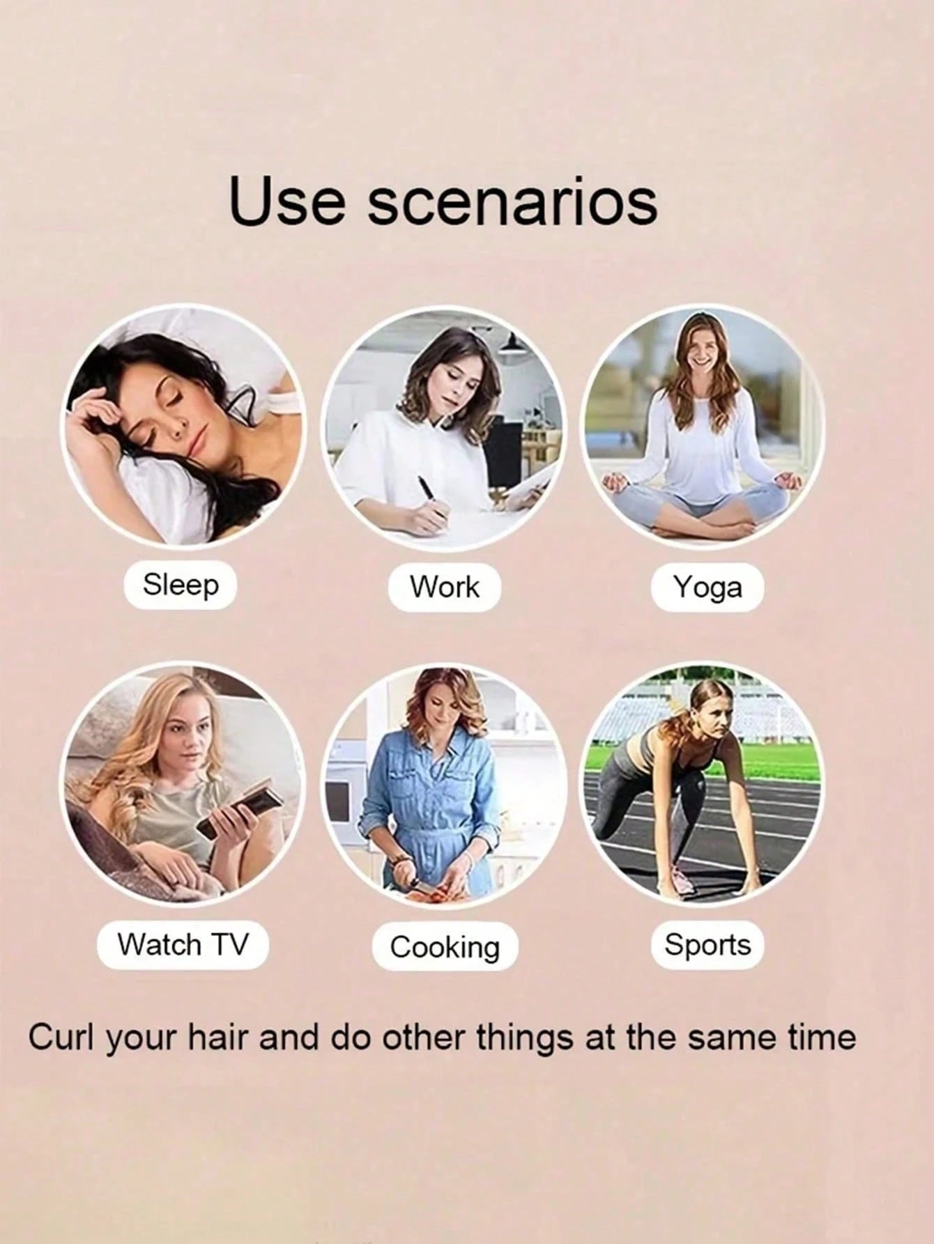 3pcs/9pcs Heatless Curling Rod Set For Women, Satin Material, Includes Curling Rods, Headband Curling Rods And Electric Curling Rods, Built-In Flexible Metal Wire, Can Be Used While Sleeping, High Reb