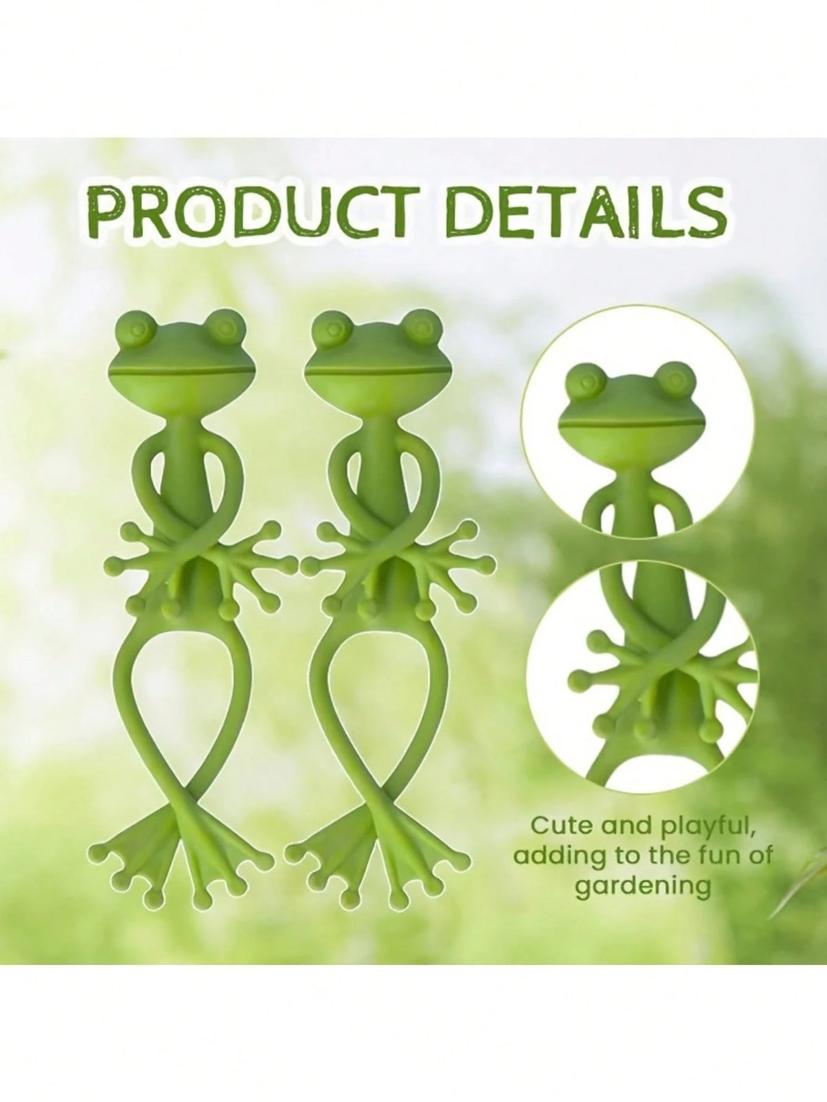 3pcs Creative Frog Plant Stand, Funny Green Frog Plant Holder, Frog Plant Fixture, Frog Plant Support, Vine Vertical Climbing Assist Clip, Suitable For Gardening/Potted Plants/Plant Decor