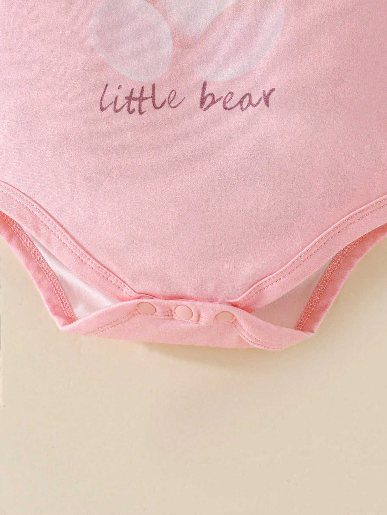 3pcs/Set Baby Girls' Spring/Autumn Cute Bear Print Long Sleeve Bodysuit, With Bow Hat & Pants, Soft & Comfy Occasion Outfit Fall Winter