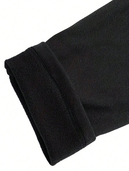 3pcs/Set Thick Winter Men's Compression Pants, Ideal For Fitness, Jogging & Sports, Women's Outdoor Leggings