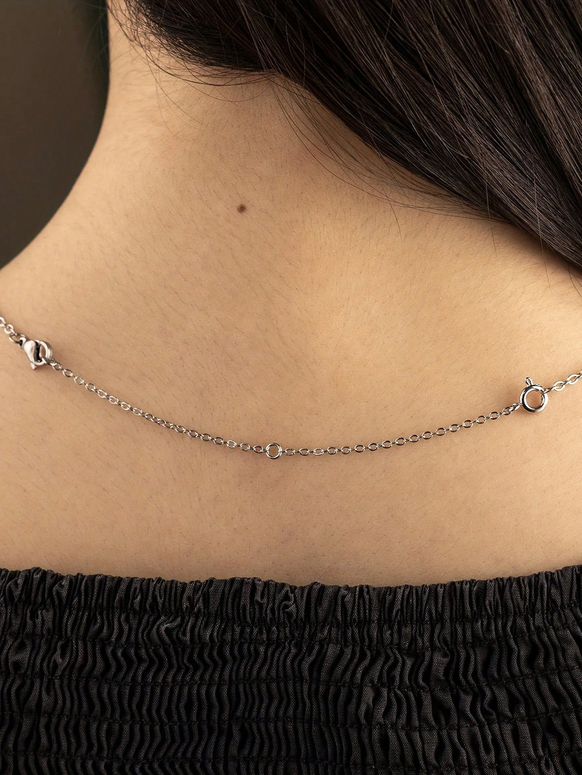 3pcs Silver Stainless Steel Extender Chain, Ideal For Jewelry Making Such As Bracelets And Anklets