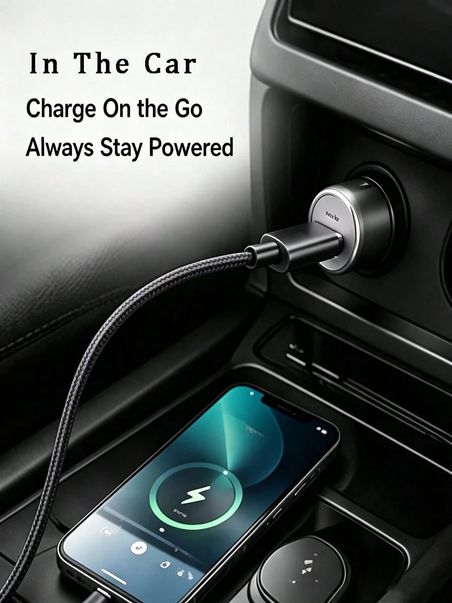 3pcs USB Type C Fast Charging Cable, 3.3ft/6.6ft/9.9ft, USB-A To USB-C Fast Charging Data Cable, Compatible With Android Phones, And Other Android Phones And Type-C Devices, Suitable For Travel/Office