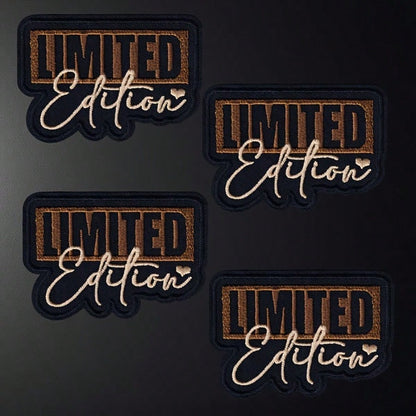 4 LIMITED Edition Embroidery Patch Stickers, Unique Hollow Design, Retro Punk Light Luxury Street Personality Exclusive Outdoor Camping Locomotive Riding Hippie Goth Can Be Sewn