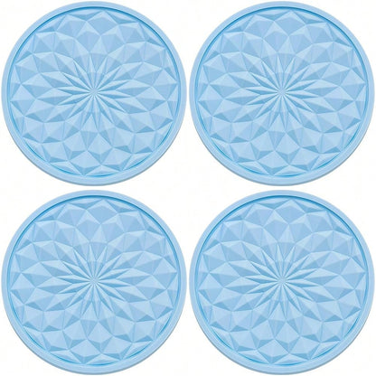 4 Pack Silicone Car Cup Holder Coaster – 2.75 Inch Non-Slip Drink Mat, Universal Fit For Most Vehicles – Cute & Functional Auto Accesso