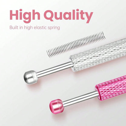 4-Prong Stainless Steel Bead Picker Tweezers, Jewelry Pearl Picking Tool