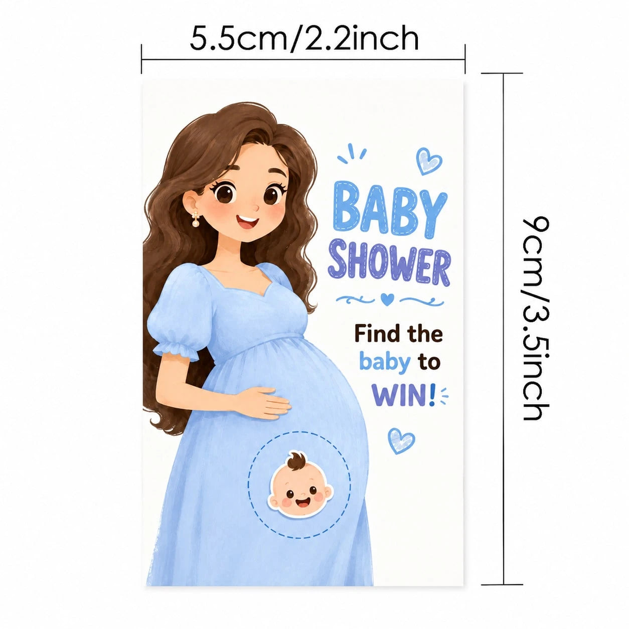 40pcs Cute Scratch Game Cards, Suitable For Baby Shower. Includes 5 Winning Designs And 35 Losing Designs, Perfect For Baby Shower, Gender Reveal Party, Mom Gathering, New Parents Party, Pregnancy Eve