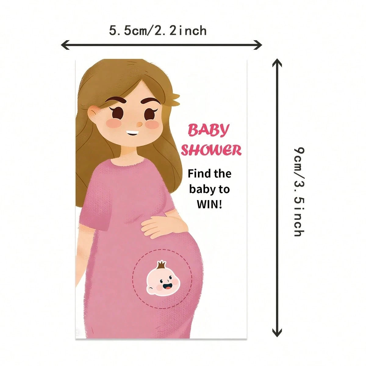 40pcs Cute Scratch Game Cards, Suitable For Baby Shower. Includes 5 Winning Designs And 35 Losing Designs, Perfect For Baby Shower, Gender Reveal Party, Mom Gathering, New Parents Party, Pregnancy Eve
