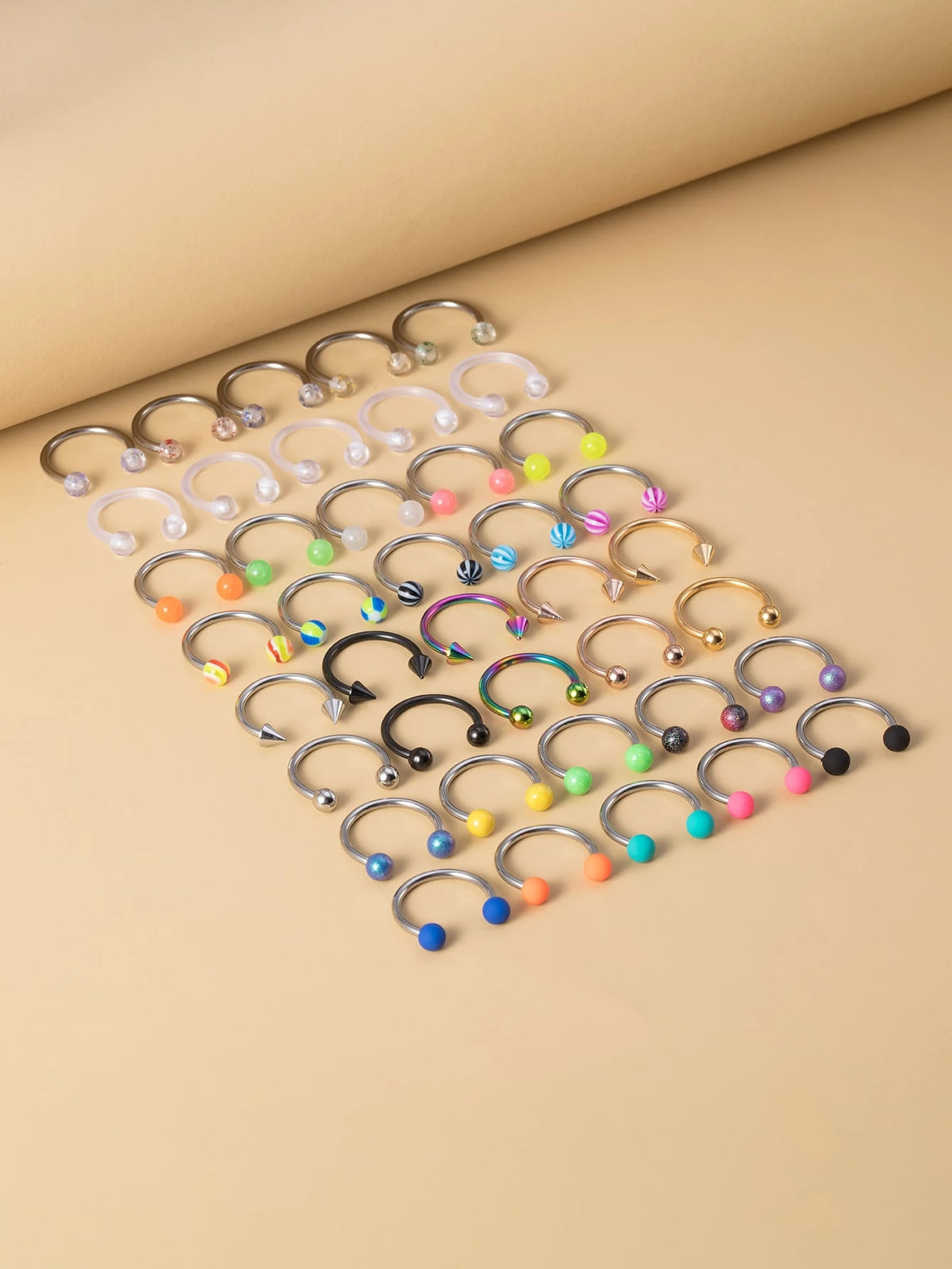 40pcs Simple Nose Ring