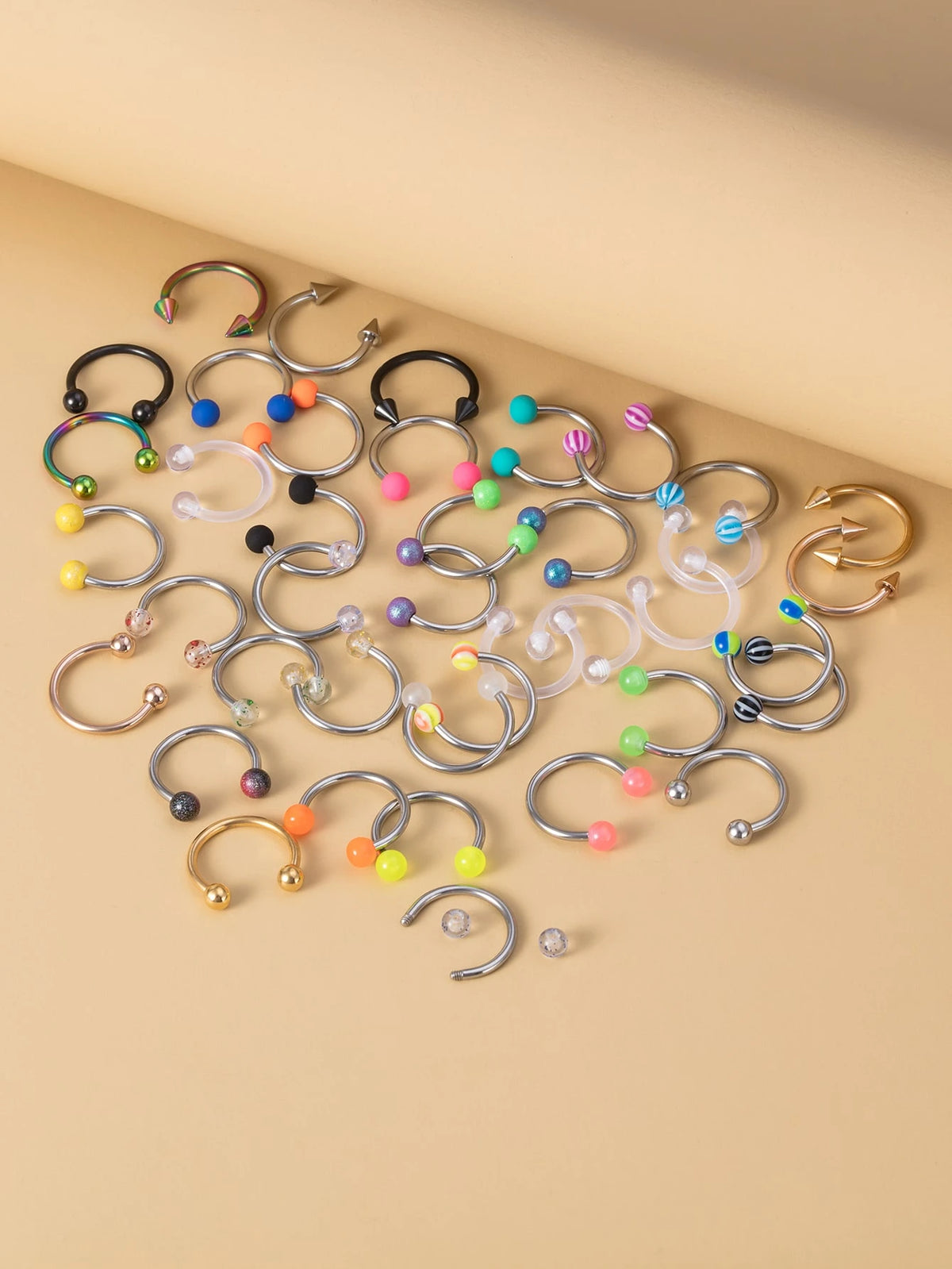 40pcs Simple Nose Ring