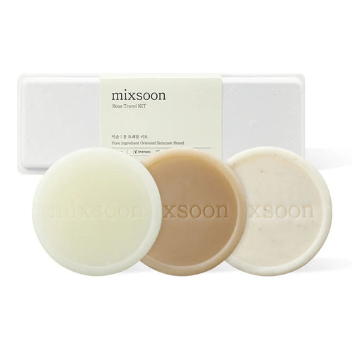 Bean Travel Kit (Shampoo Bar 25g + Conditioner Bar 25g + Body & Face Bar 25g)