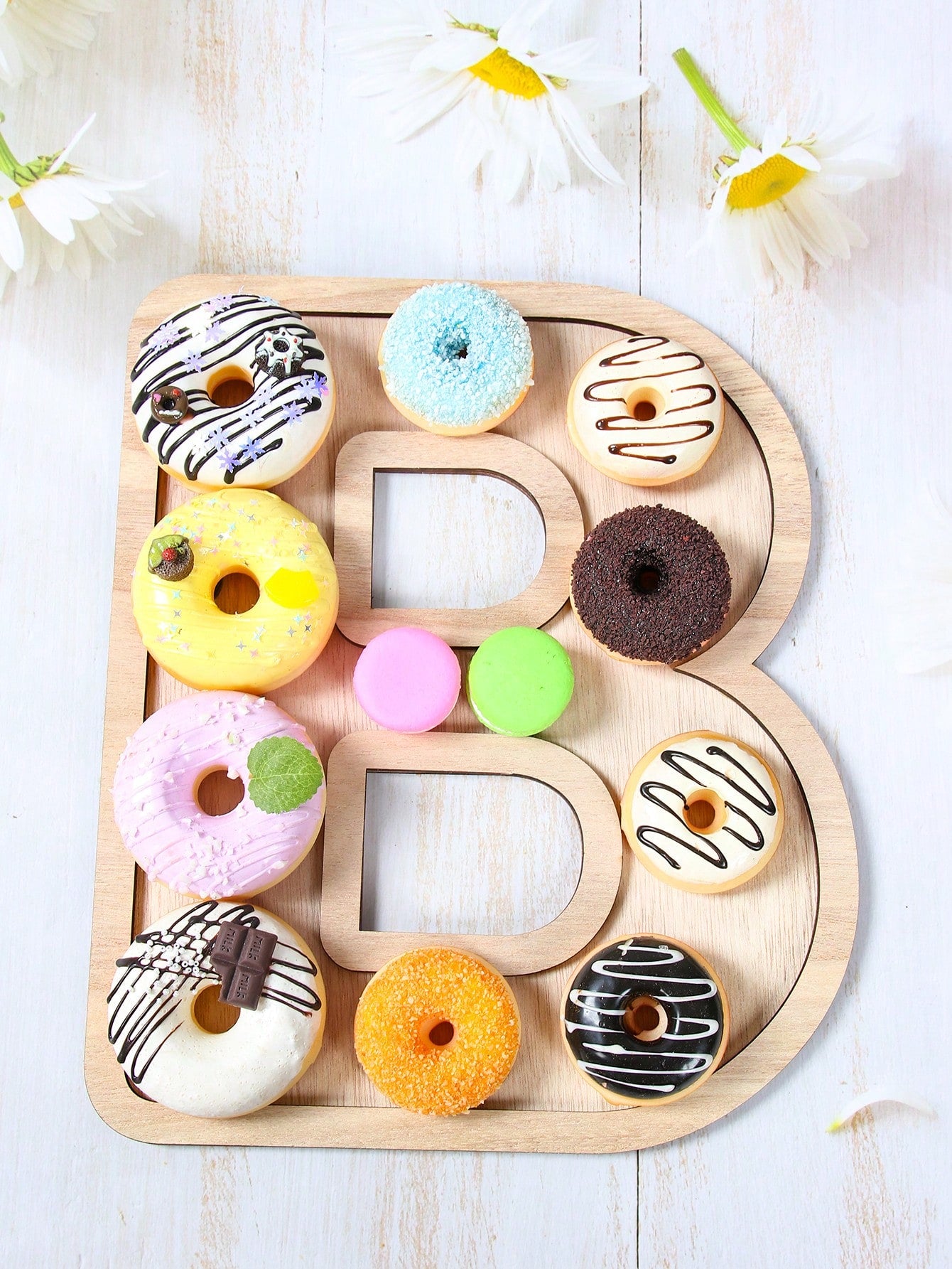 4pcs Baby Shower Wooden Letter Shaped Plate Set, BABY Letter Shaped Tray, Decorative Plates For Holding Snacks, Cakes, Ideal For Gender Reveal Party, Boy/Girl Birthday Party, Perfect Baby Shower Gift
