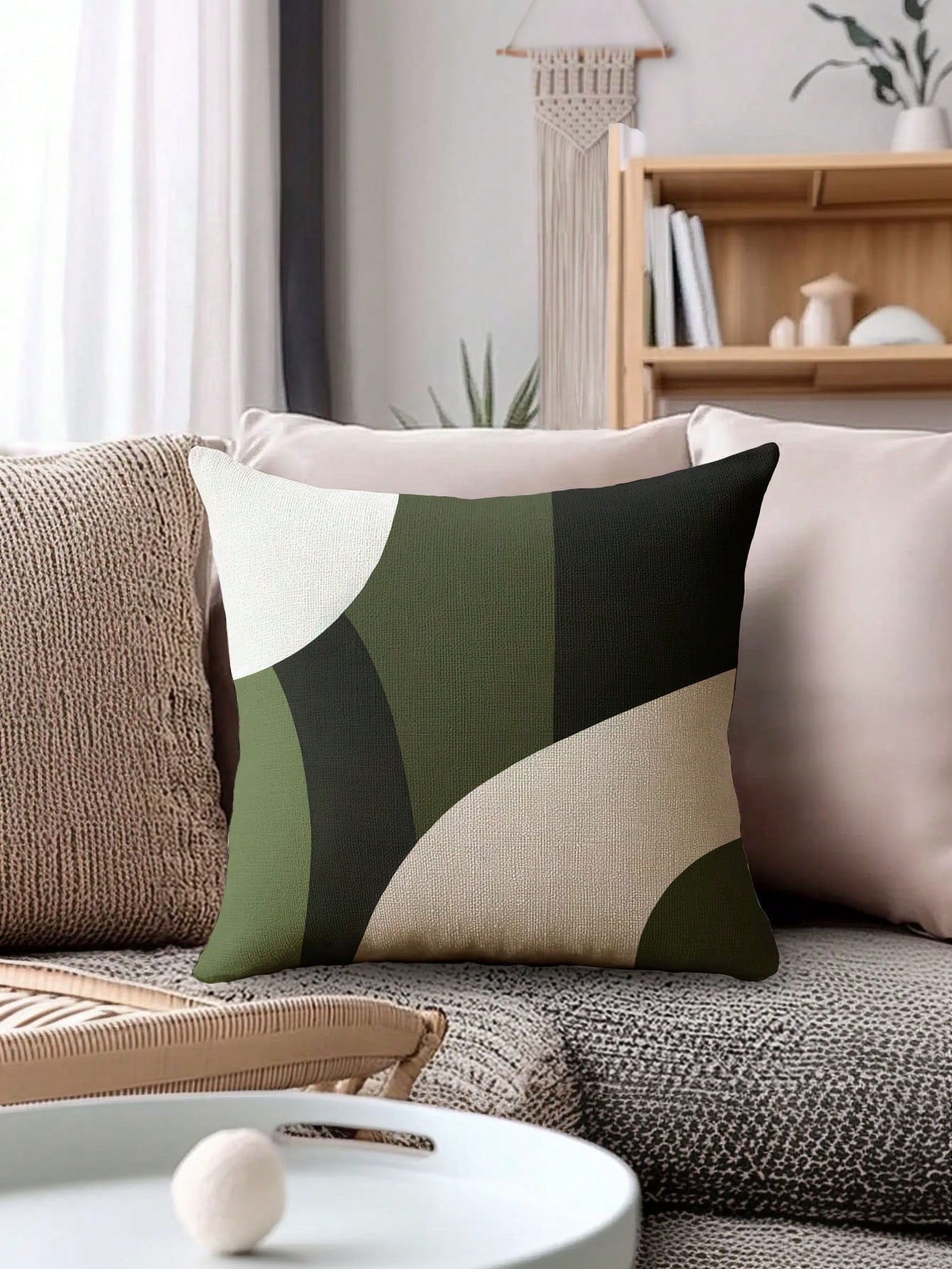 4pcs,Bohemian Classic Style Pillow Covers,Bohemian Abstract Geometric Style Cushion Covers,Zipper Closure,Washable And Reusable,Home Decor,Sofa Decor Cushion Covers,Suitable For Bedroom,Living Room,So