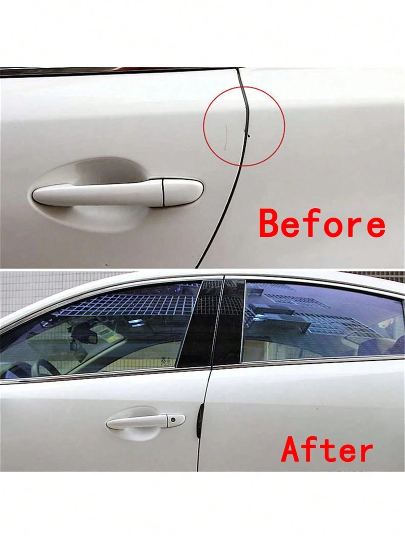 4pcs Car Sticker Door Edge Guard Strips Protector Anti-Scratch Decorative Strips Bumper Guard Universal Vehicle Protection