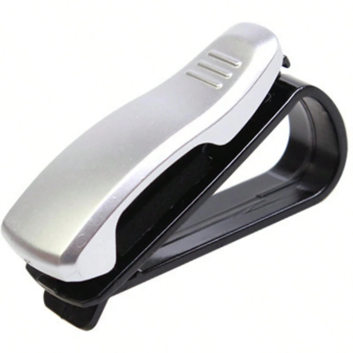 4Pcs Car Sun Visor Fashion Glasses Holder- Clip-On Eyeglass Hook With Bill/ Card Clip, Universal Organizer For Glasses, Parking Tickets & Documents, Perfect Car Interior Accessory