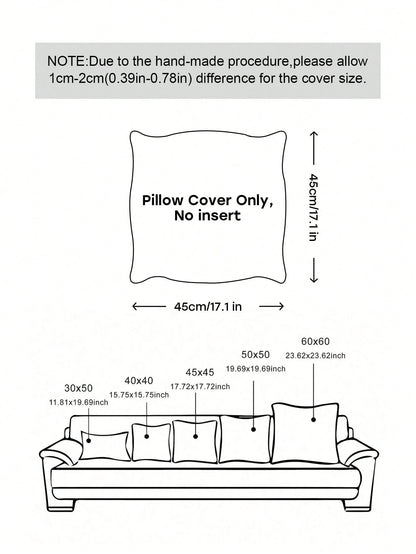 4pcs Decorative Pillow Covers, Geometric Pattern, 100% Hypoallergenic Polyester Fiber Cushion Covers, Vintage Linen Material, Hidden Zipper, Machine Washable, Minimalist Modern Line Design, Zipper Clo