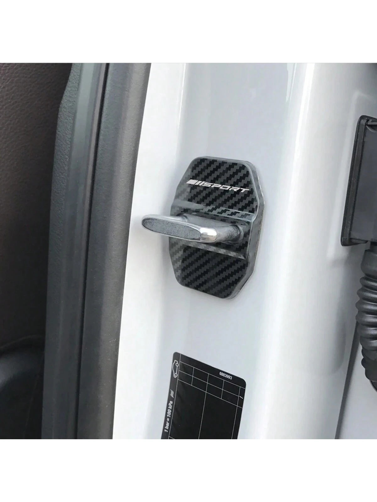 4pcs Stainless Steel Car Styling Door Lock Cover Emblems Protective Case For Dodge Ram 1500 2500 3500 Auto Accessories