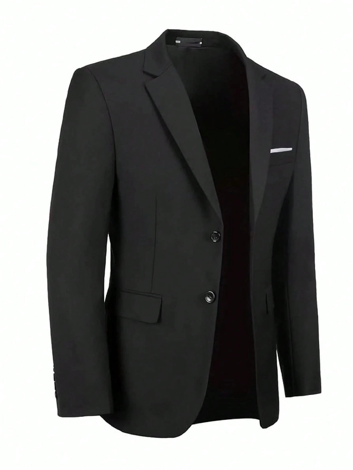 4pcs Tween Boy Suit Set- Jacket, Pants, Tie And Bow Tie