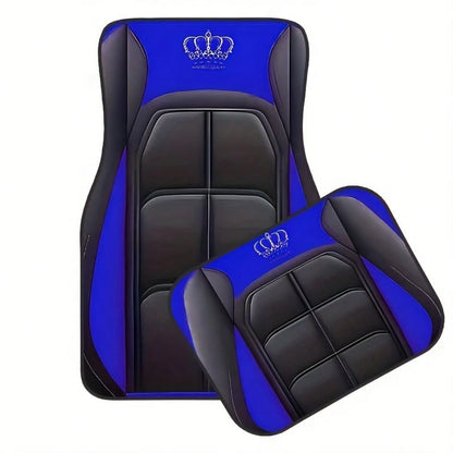 4pcs Universal Car Floor Mats- Anti-Slip All-Weather Protection Set, Dust-Proof & Scratch-Resistant For Sedan/SUV/Pickup
