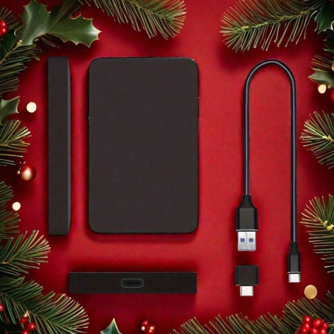 4TB 2TB Portable External Hard Drive, USB 3.0 Mechanical Hard Drive With Intelligent Sleep Design, Large Capacity Storage 4TB 2TB, Exfat File System, Compatible With Laptop, Brushed Texture With High