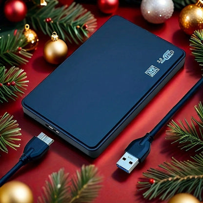 4TB 2TB Portable External Hard Drive, USB 3.0 Mechanical Hard Drive With Intelligent Sleep Design, Large Capacity Storage 4TB 2TB, Exfat File System, Compatible With Laptop, Brushed Texture With High