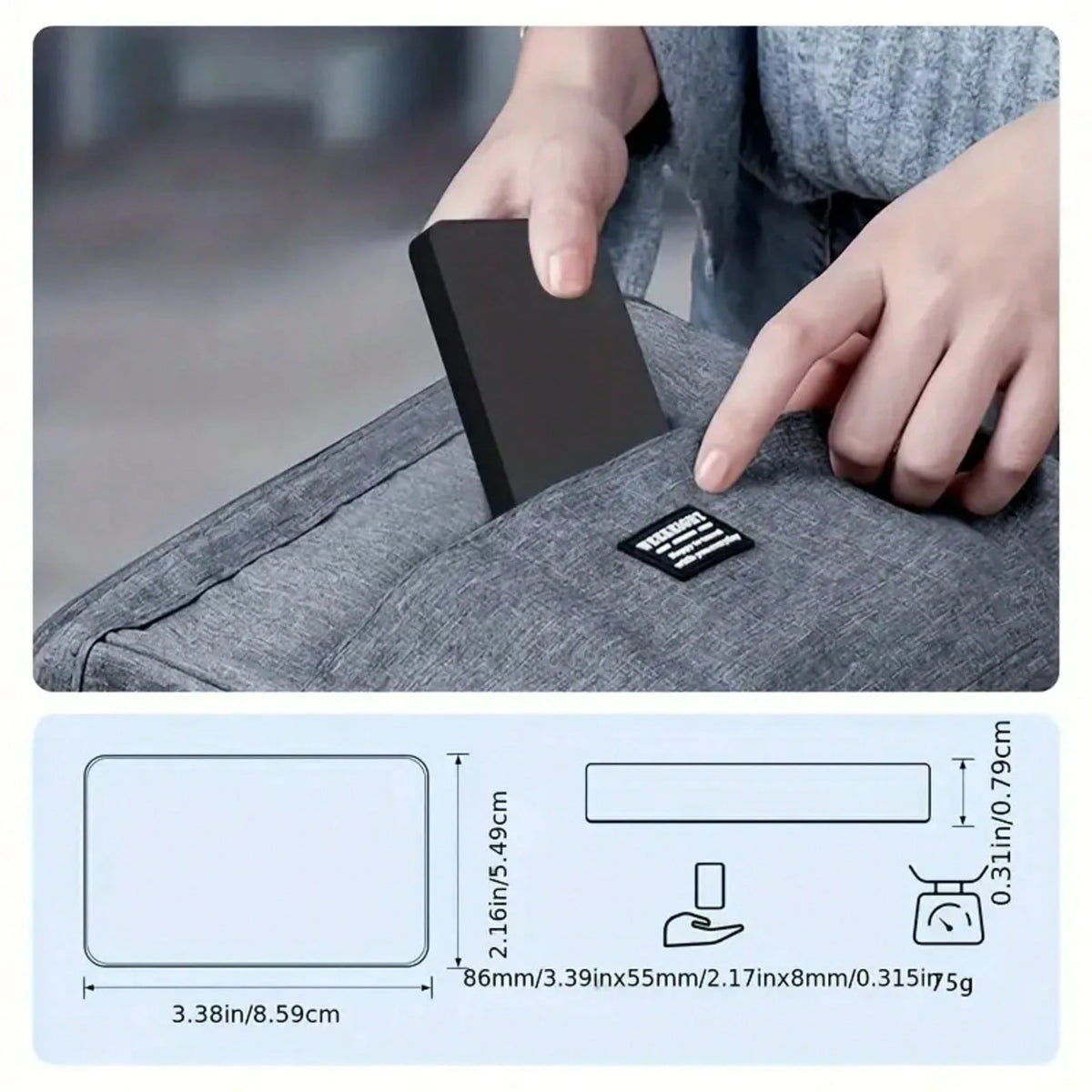 4TB 2TB Portable External Hard Drive, USB 3.0 Mechanical Hard Drive With Intelligent Sleep Design, Large Capacity Storage 4TB 2TB, Exfat File System, Compatible With Laptop, Brushed Texture With High