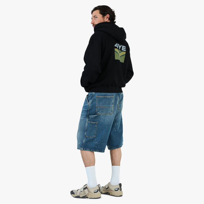 4YE Flag Hoodie / Black