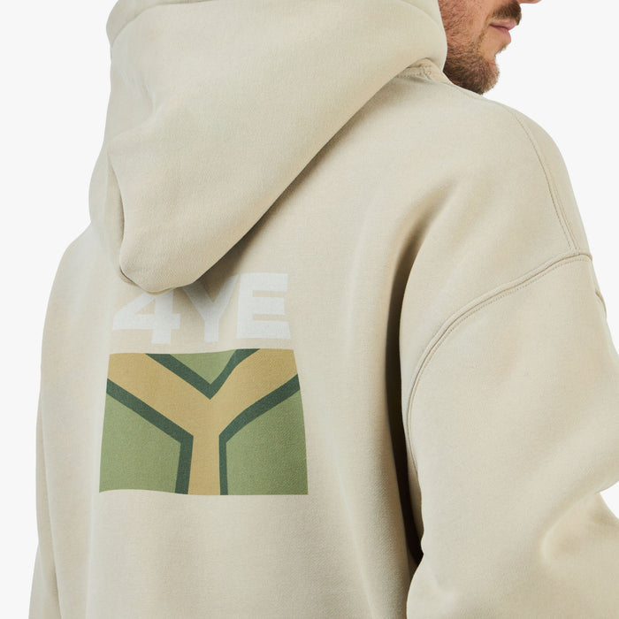 4YE Flag Hoodie / Oat