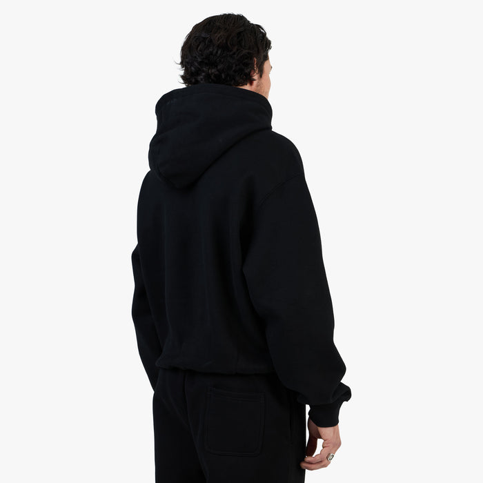4YE Signature Rhinestone Hoodie / Black