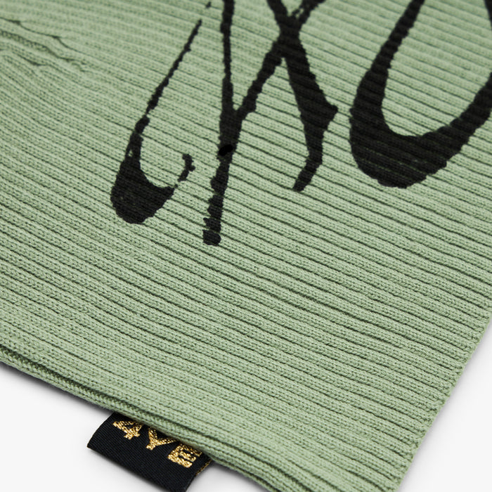 4YE Signature Ribbed Skully Green/Black