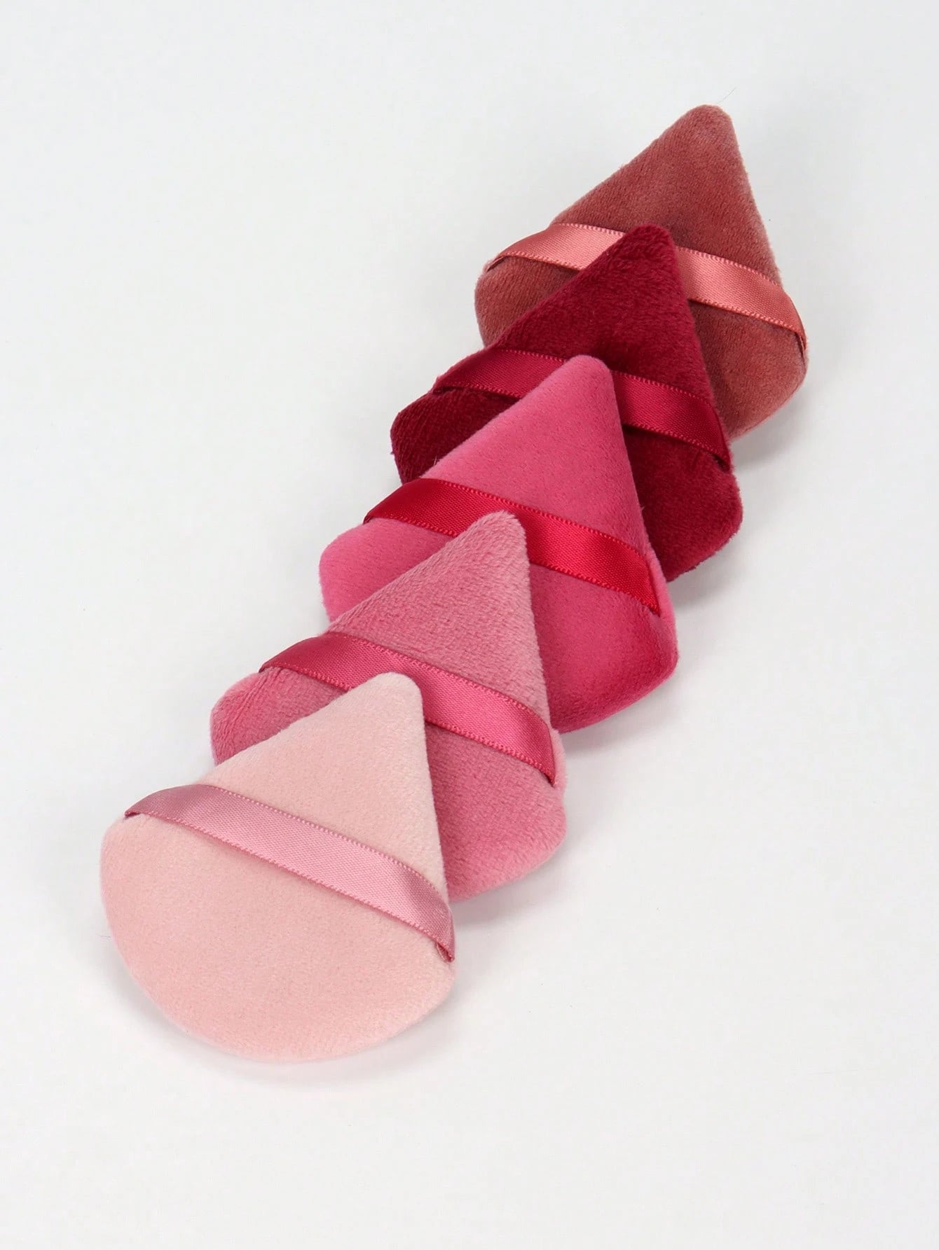 5/10/20/30/50/100pcs Velvet Makeup Sponge Puff, Soft Velvet Material Suitable For Contouring, Eye Area And Corners, Suitable For All Skin Types