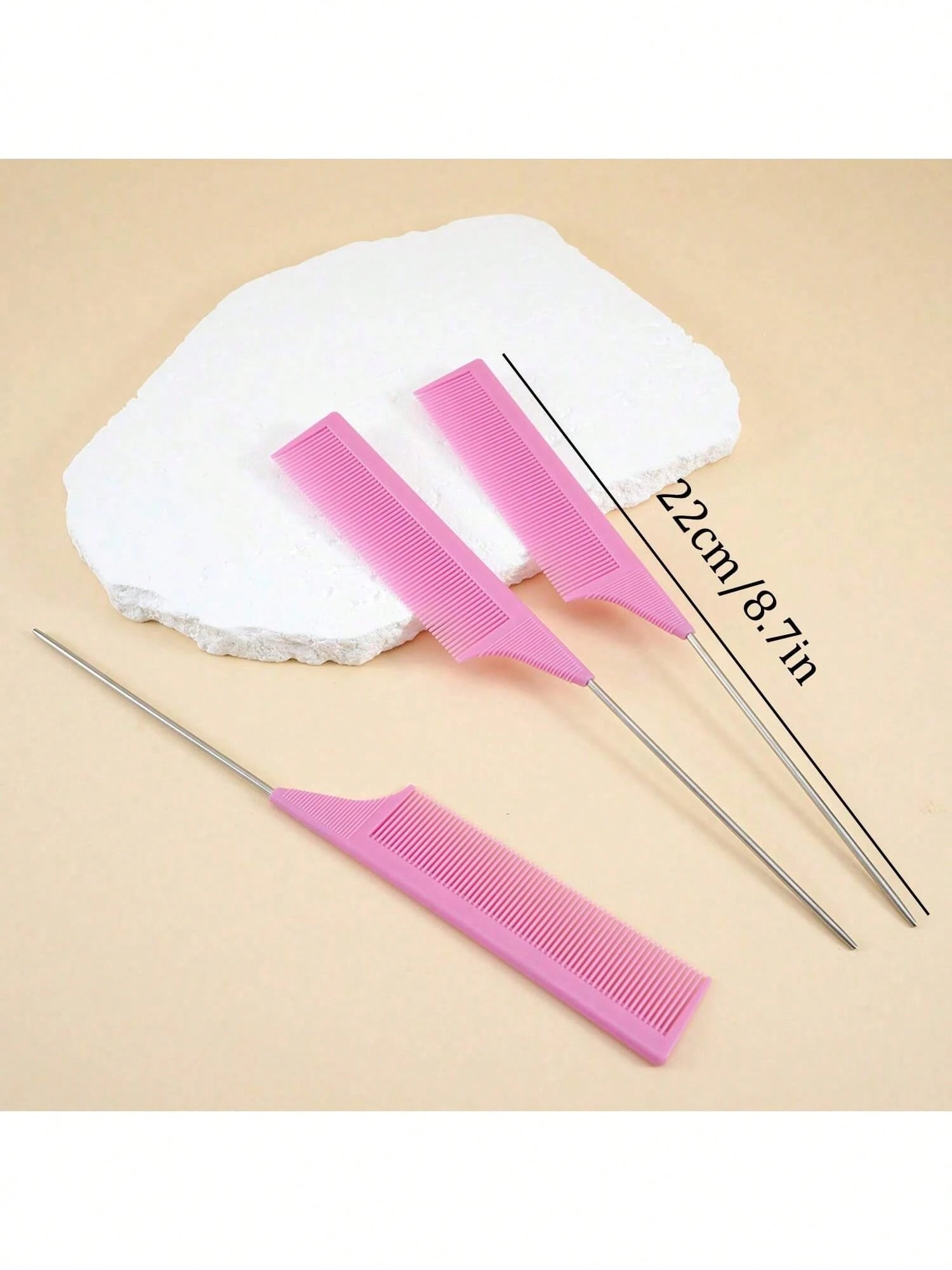 5/10 Combs, Fishing Brush, Paddle Brush, Mini Comb, Wooden Comb, Hairstyling Comb, Hairdressing Comb, Hair Care Tools, Hairdressing Accessories, Salon Hairdressing Equipment, Portable Travel Comb, Bac