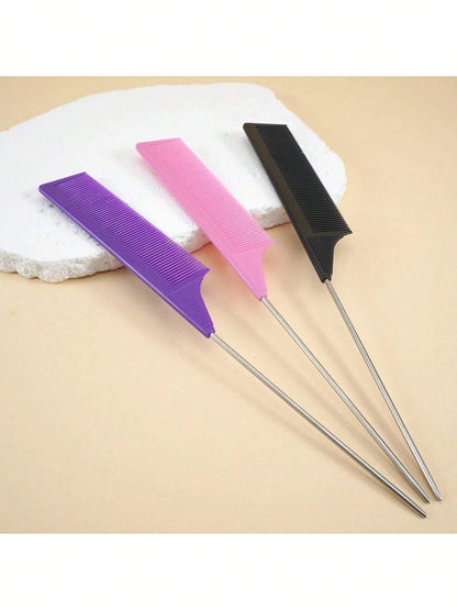 5/10 Combs, Fishing Brush, Paddle Brush, Mini Comb, Wooden Comb, Hairstyling Comb, Hairdressing Comb, Hair Care Tools, Hairdressing Accessories, Salon Hairdressing Equipment, Portable Travel Comb, Bac