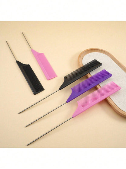 5/10 Combs, Fishing Brush, Paddle Brush, Mini Comb, Wooden Comb, Hairstyling Comb, Hairdressing Comb, Hair Care Tools, Hairdressing Accessories, Salon Hairdressing Equipment, Portable Travel Comb, Bac