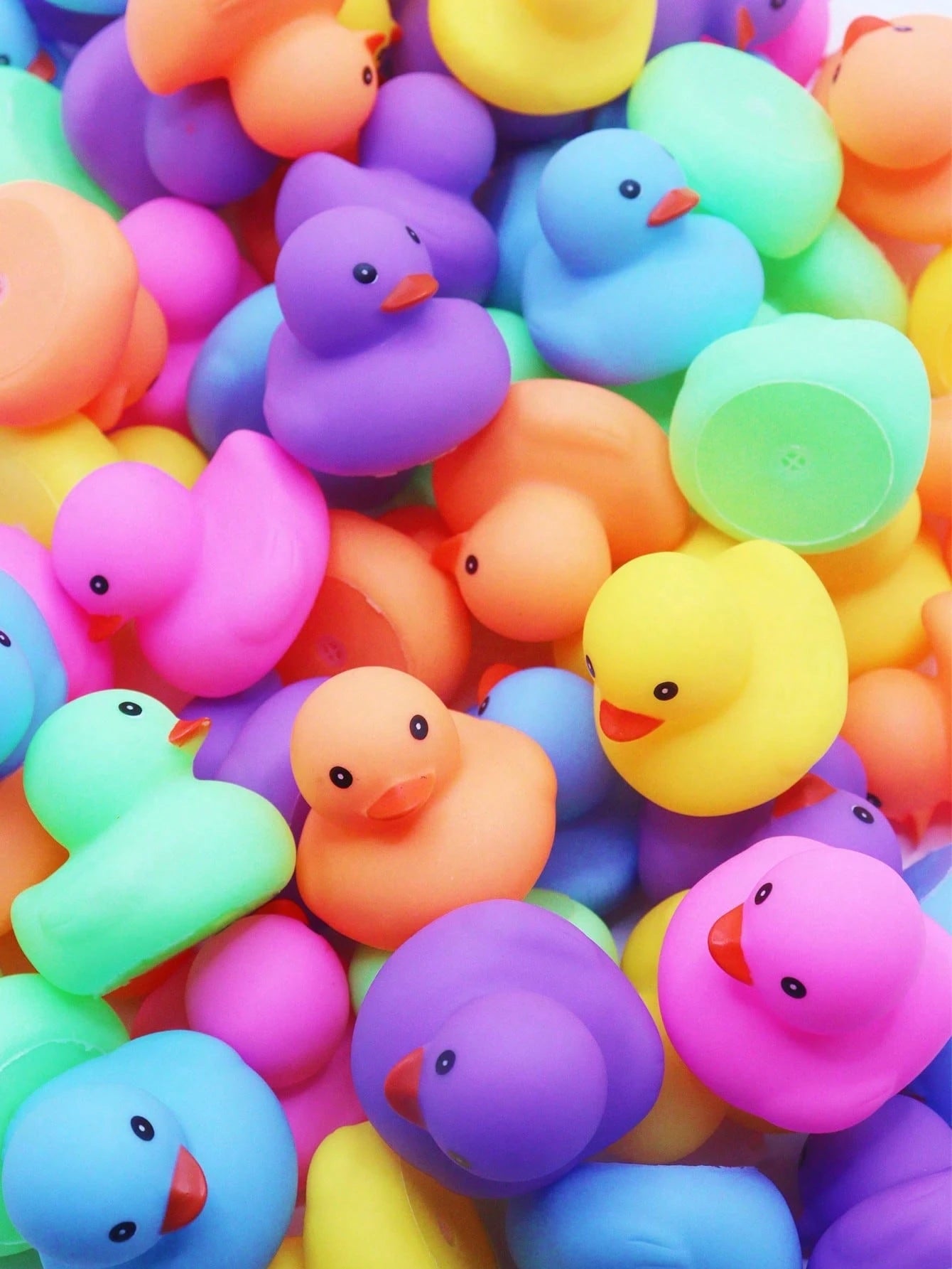 5/12/24pcs Mini Rubber Ducks, Duck Toys, Suitable For Baby Bath, Pool Party, Children's Birthday Gift Bags (Random), Stress Relief Toys For Babies And Kids, Bath Toys, Water Play Sensory Toys, Childre