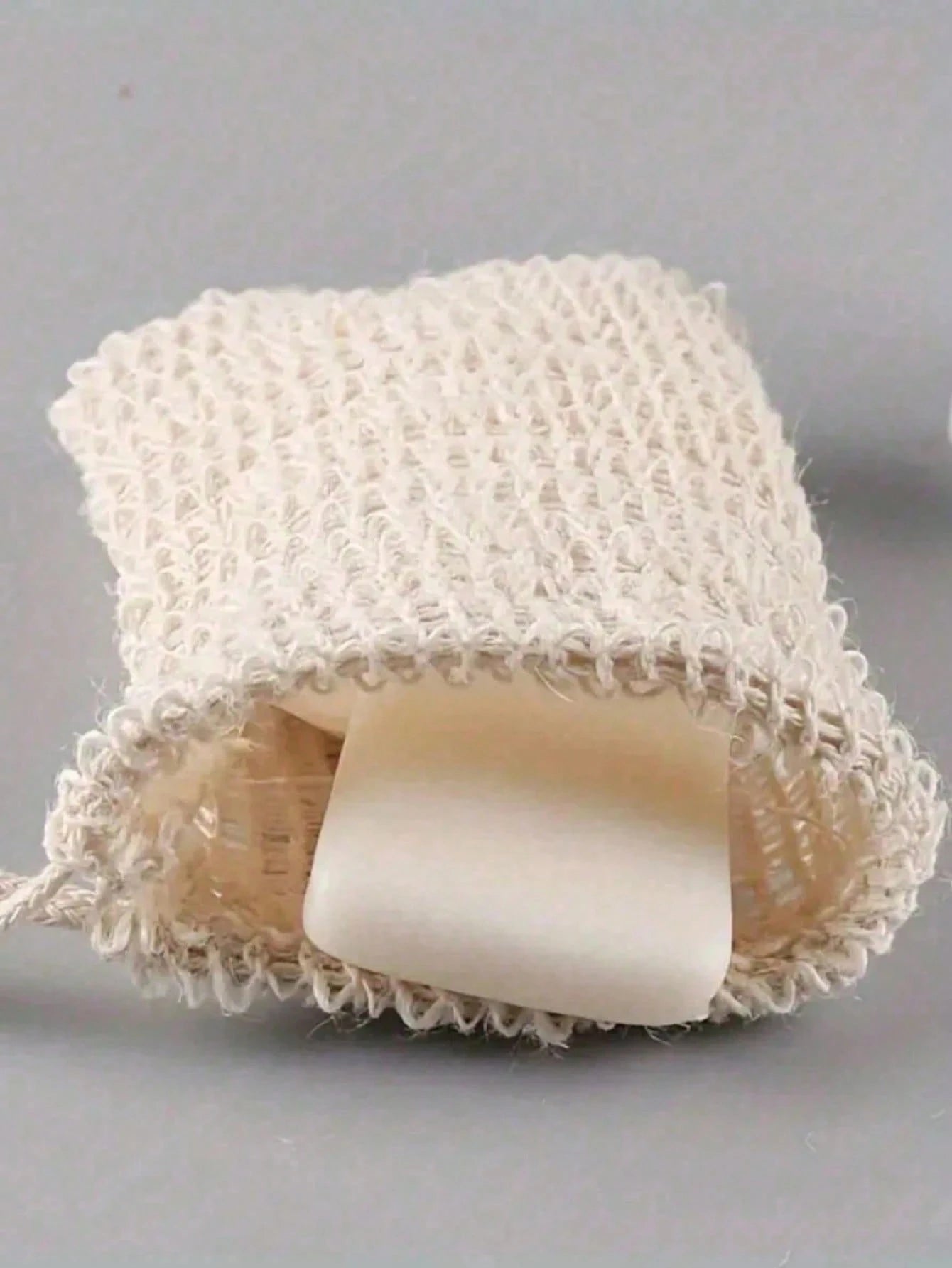 5/3pcs Reusable Exfoliating Soap Bags, Jute Drawstring Soap Pouch, Convenient For Lathering And Drying, Back Scrubber, Skin Smoother, Removes Dirt And Dead Skin, Body Cleansing Tool, Bathroom Accessor