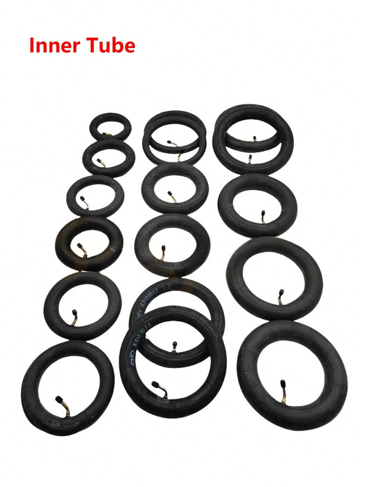 5/6/7/8/8.5/9/10 Inch Inner Tube Electric Scooter Tire 9x2.5 8.5x2.0 200x50 10x2 10x2.5 10x2.125 6 X1 1/4 Rubber Camera