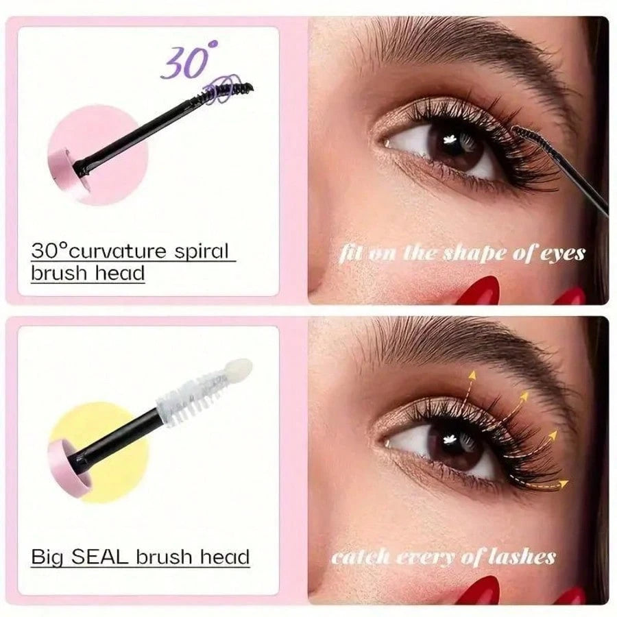 5 Count Bond&Seal Lash Bond And Seal 10ml*5 Lash Clusters Bond And Seal Lash Glue, For False Eyelash Wispy Long Lasting Waterproof All Day Wear 2 In 1 Eyelash Bond And Seal For DIY Lash Extensions Las