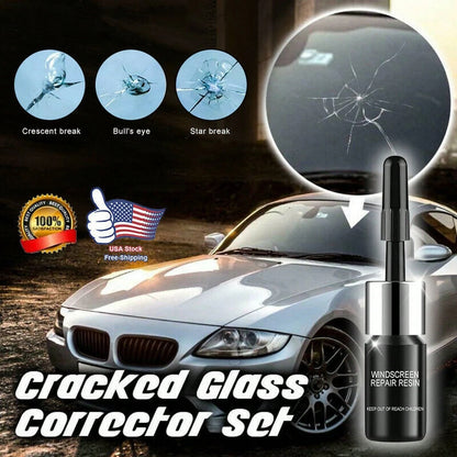 5 Pack Cracked Glass Repair Kit Windshield Car Window Repair FTWK