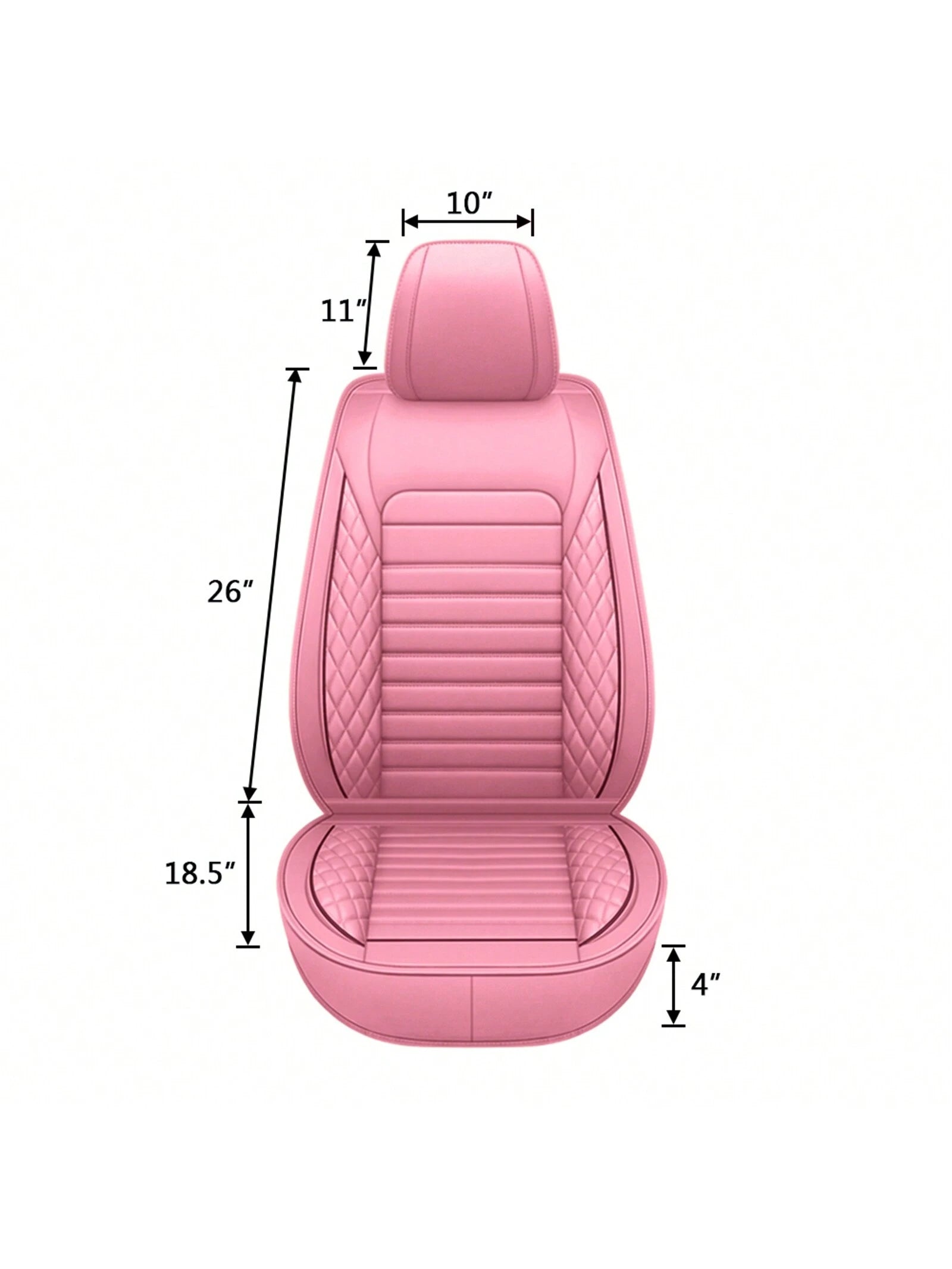 5 Seats Car Seat Covers Full Set PU Leather Front Rear Back Padded Cover Universal Auto Seat Protectors With Or Without Head Pillow For Most Cars Sedan Truck SUV