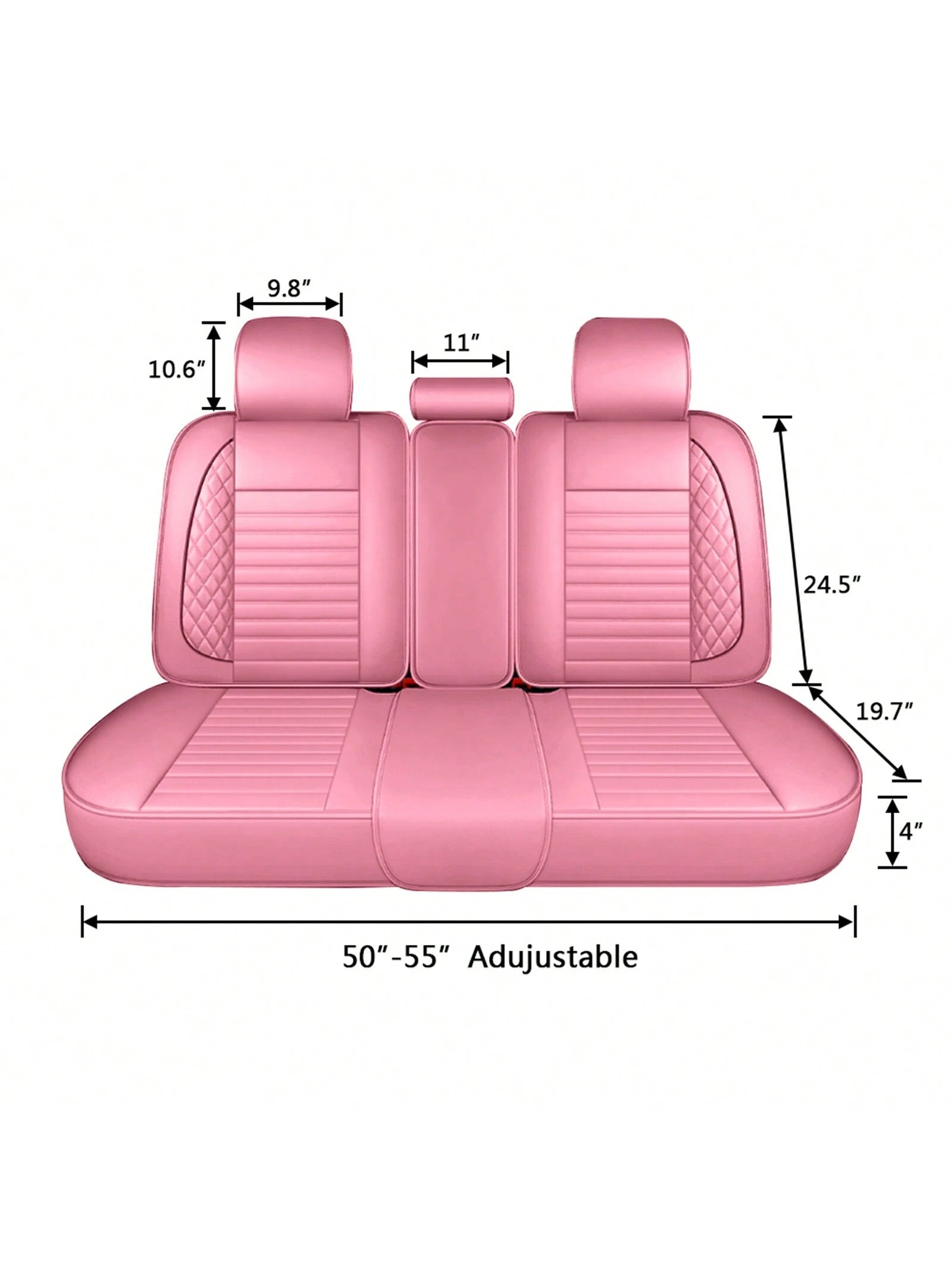 5 Seats Car Seat Covers Full Set PU Leather Front Rear Back Padded Cover Universal Auto Seat Protectors With Or Without Head Pillow For Most Cars Sedan Truck SUV