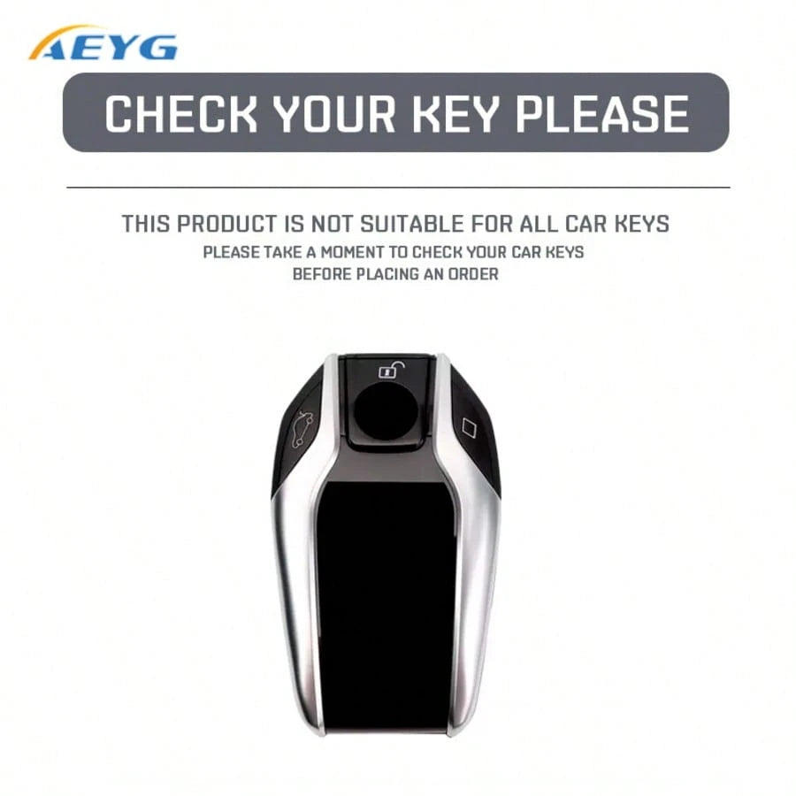 5 Series 7 Series G11 G12 G30 G31 G32 I8 I12 I15 G01 X3 G02 X4 G05 X5 G07 X7 Series Carbon Fiber Style ABS Car Key Cover Accessories