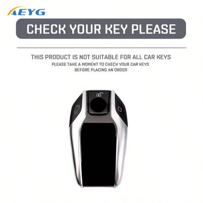 5 Series 7 Series G11 G12 G30 G31 G32 I8 I12 I15 G01 X3 G02 X4 G05 X5 G07 X7 Series Carbon Fiber Style ABS Car Key Cover Accessories