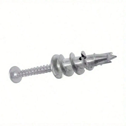 50-Piece Drywall Anchors & Screws Kit – 25-Pack Zinc Self-Drilling, Heavy Duty 75 Lbs Capacity For Secure Wall Mounting