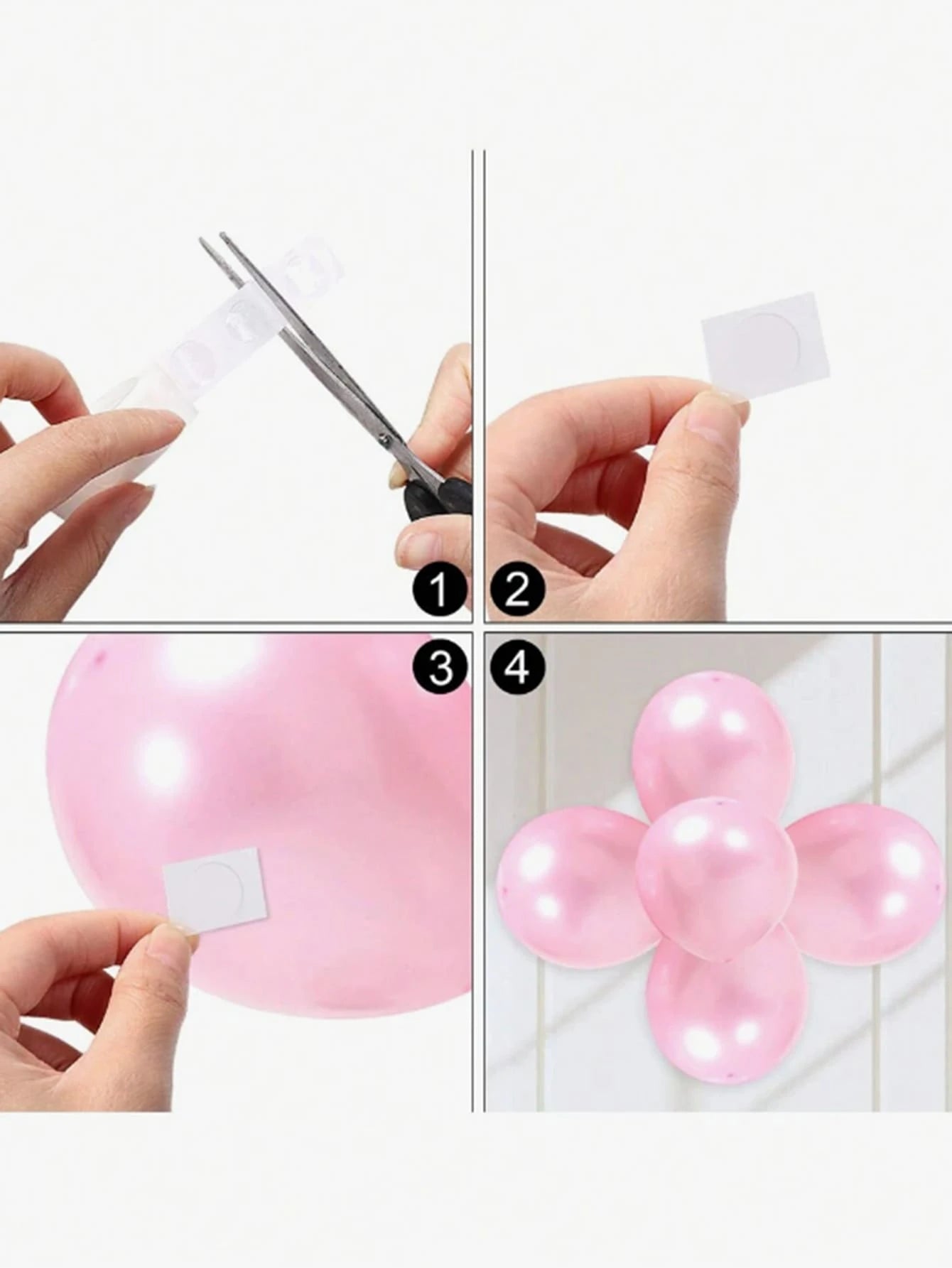 (500pcs/5packs) (300pcs/3packs) (100pcs/1pack) Double-Sided Adhesive Dots, Balloon Sticking Glue Dots, DIY Glue Dots For Halloween Party Decorations, Applicable For Party, Gathering, Festival Venue De