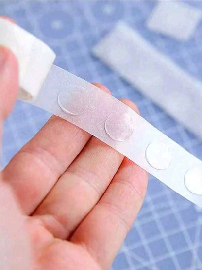 (500pcs/5packs) (300pcs/3packs) (100pcs/1pack) Double-Sided Adhesive Dots, Balloon Sticking Glue Dots, DIY Glue Dots For Halloween Party Decorations, Applicable For Party, Gathering, Festival Venue De