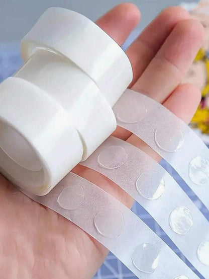 (500pcs/5packs) (300pcs/3packs) (100pcs/1pack) Double-Sided Adhesive Dots, Balloon Sticking Glue Dots, DIY Glue Dots For Halloween Party Decorations, Applicable For Party, Gathering, Festival Venue De