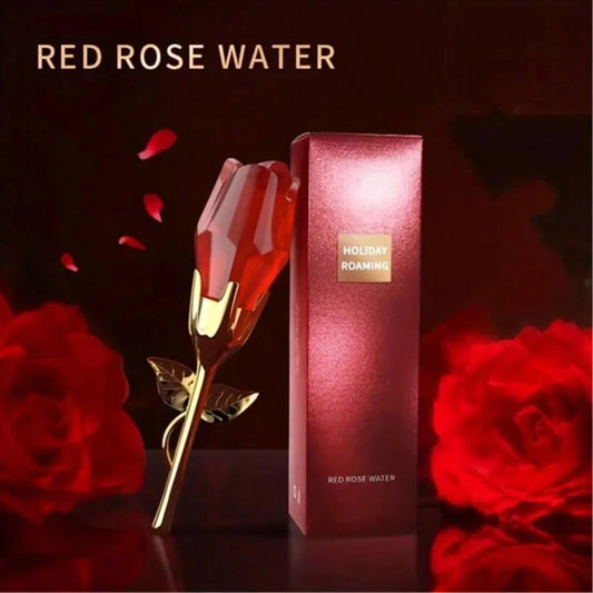 50ML(1.7oz) Red Rose Perfume, Sweet, Long-Lasting, Light, Luxurious And Romantic, Gives You A Romantic Fragrance, And You Will Be In A Good Mood Once You Smell It. You Will Have A Good Mood For Dating