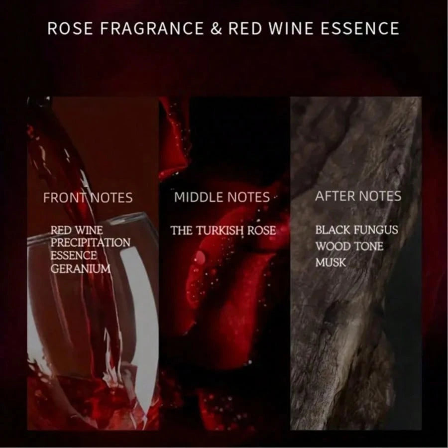 50ML(1.7oz) Red Rose Perfume, Sweet, Long-Lasting, Light, Luxurious And Romantic, Gives You A Romantic Fragrance, And You Will Be In A Good Mood Once You Smell It. You Will Have A Good Mood For Dating