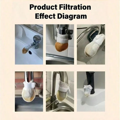50Pcs Faucet Filter Bag For Filtering Tap Water, Spring Water, Rust, And Impurities, Universal Faucet Filter Accessory